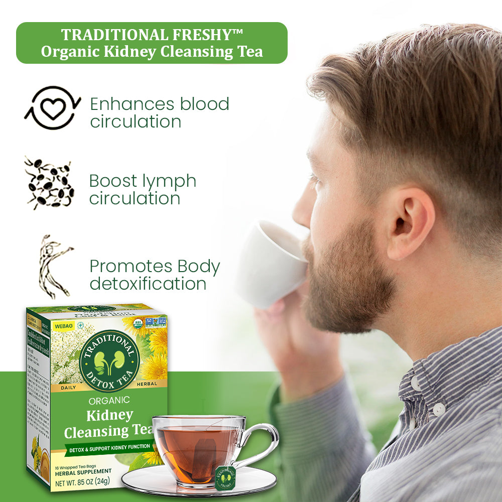 ⏳ LAST DAY 70% OFF ️🔥️ TRADITIONAL DETOX TEA Webag Kidney Cleansing Tea 💪 Deep Kidney Detox & Vitality Boost in Just 14 Days
