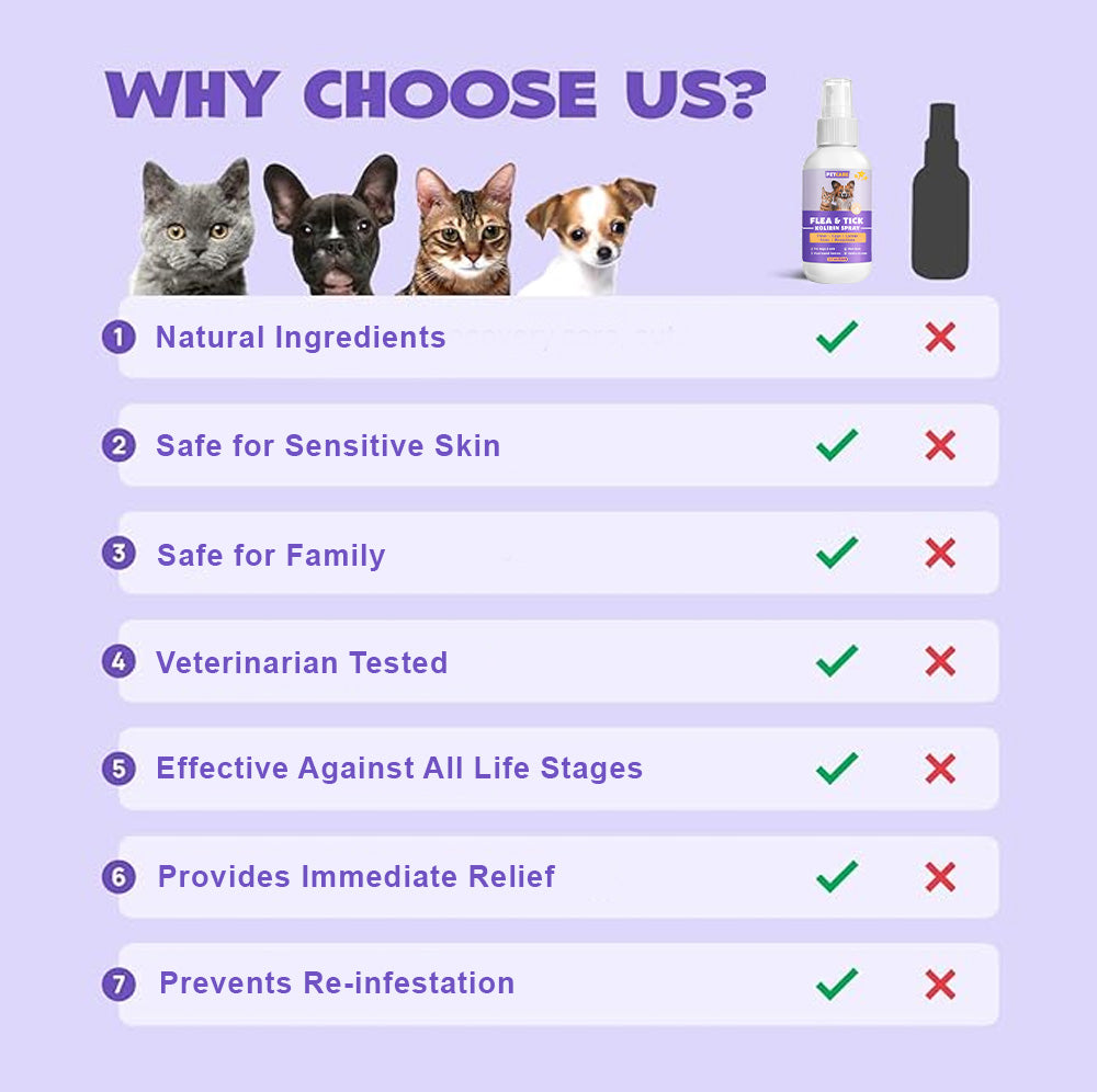 PetCare™ Flea & Tick Kolirin Spray 🔥 70% Limited Discounts