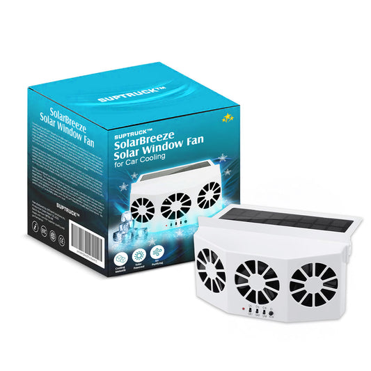 💥 2025 Limited Offer 75% OFF ⏳ SUPTRUCK™ SolarBreeze ✨ Solar Window Fan for Car Cooling
