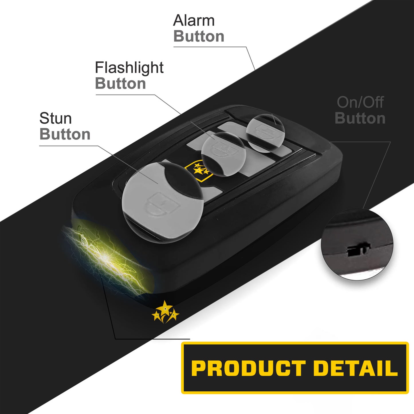 🛡️ 2025 Safety Alert 75% OFF ⚡️ VOLTIC V77 3in1 Stun & Flashlight & Alarm Car Keychain