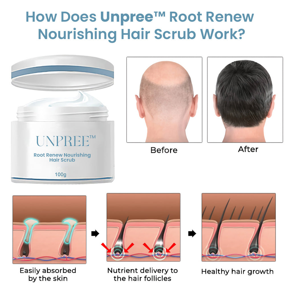Unpree™ Root Renew Nourishing Hair Scrub 🔥Limited Time Discount 🔥