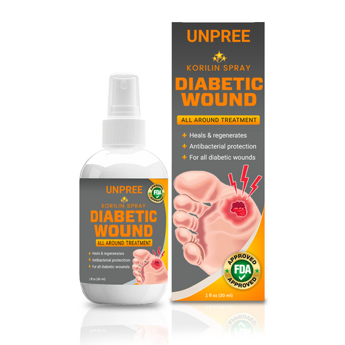 💥 2025 Limited 70% OFF ️⏳ UNPREE™ Kolirin Diabetic Wound Spray 💥 Fix Diabetic Wounds 100% in 2 Weeks