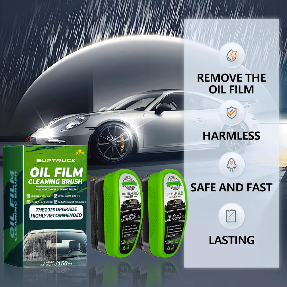 💥 Early Christmas 70% ️OFF 🚗 2025 Upgraded 2.0 Suptruck Oil Film Cleaning Brush 💦 Drive Safer, See Clearer