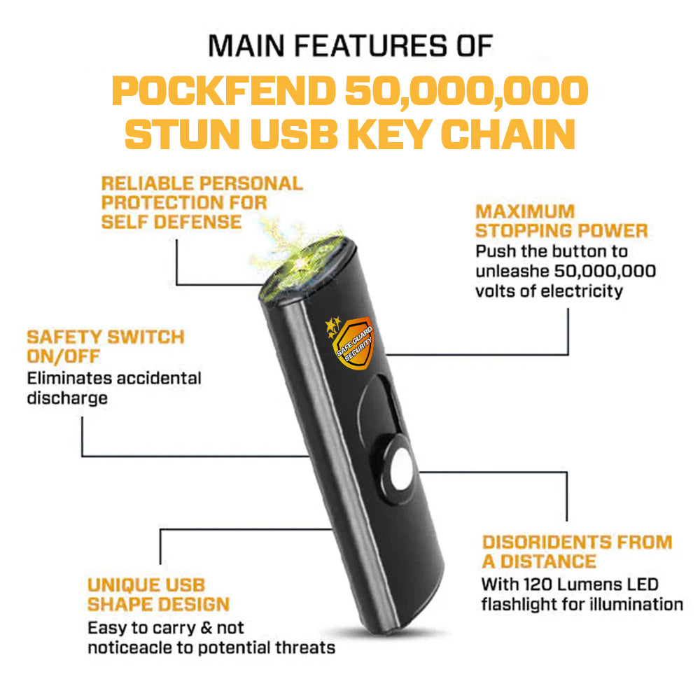 🚨2025 EXCLUSIVE SALE: 70% OFF ⏳ SUPTRUCK™ TinySafety 50M Volt Stun USB Keychain 🔒 with Flashlight ⚡ Your Ultimate Self-Defense Companion!