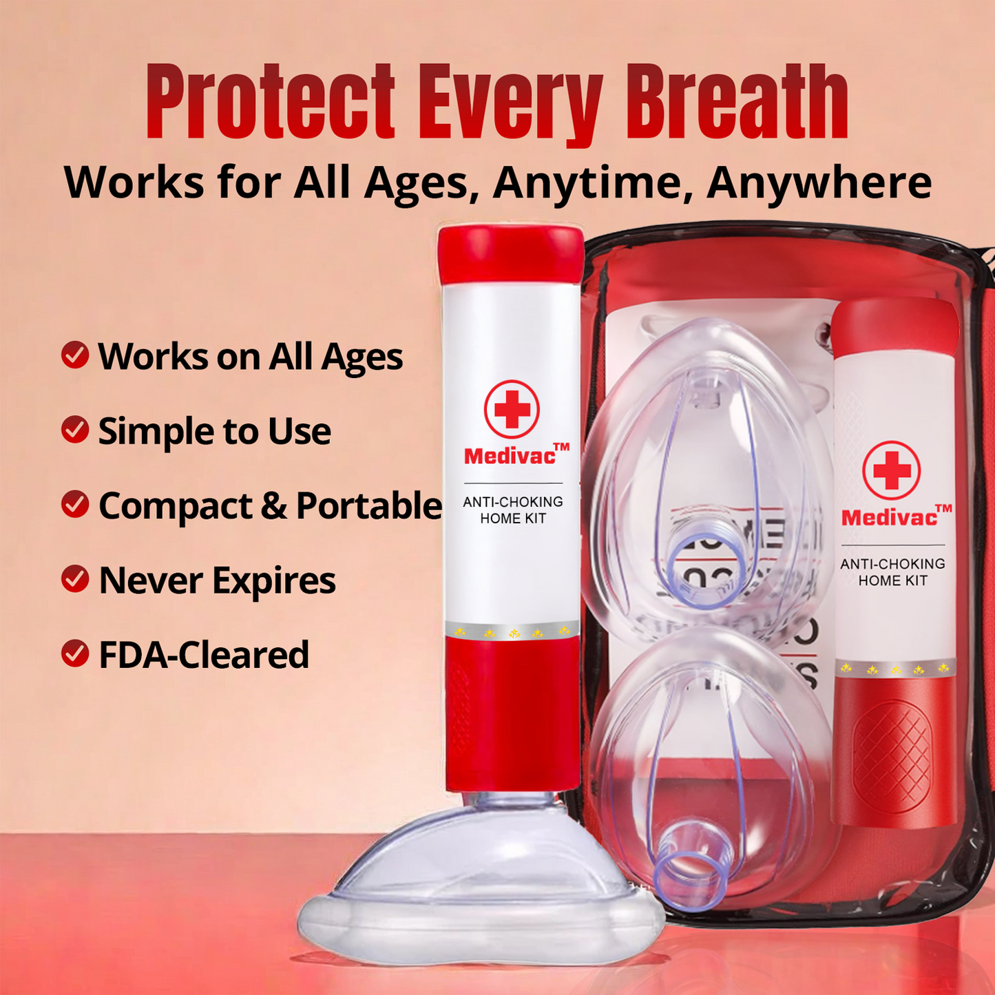 š„ 2025 Hot Sale 70% OFF šØ MediVac⢠Rescue Pro Anti-Choking Home Kit š° Protect Your Family - Peace Of Mind