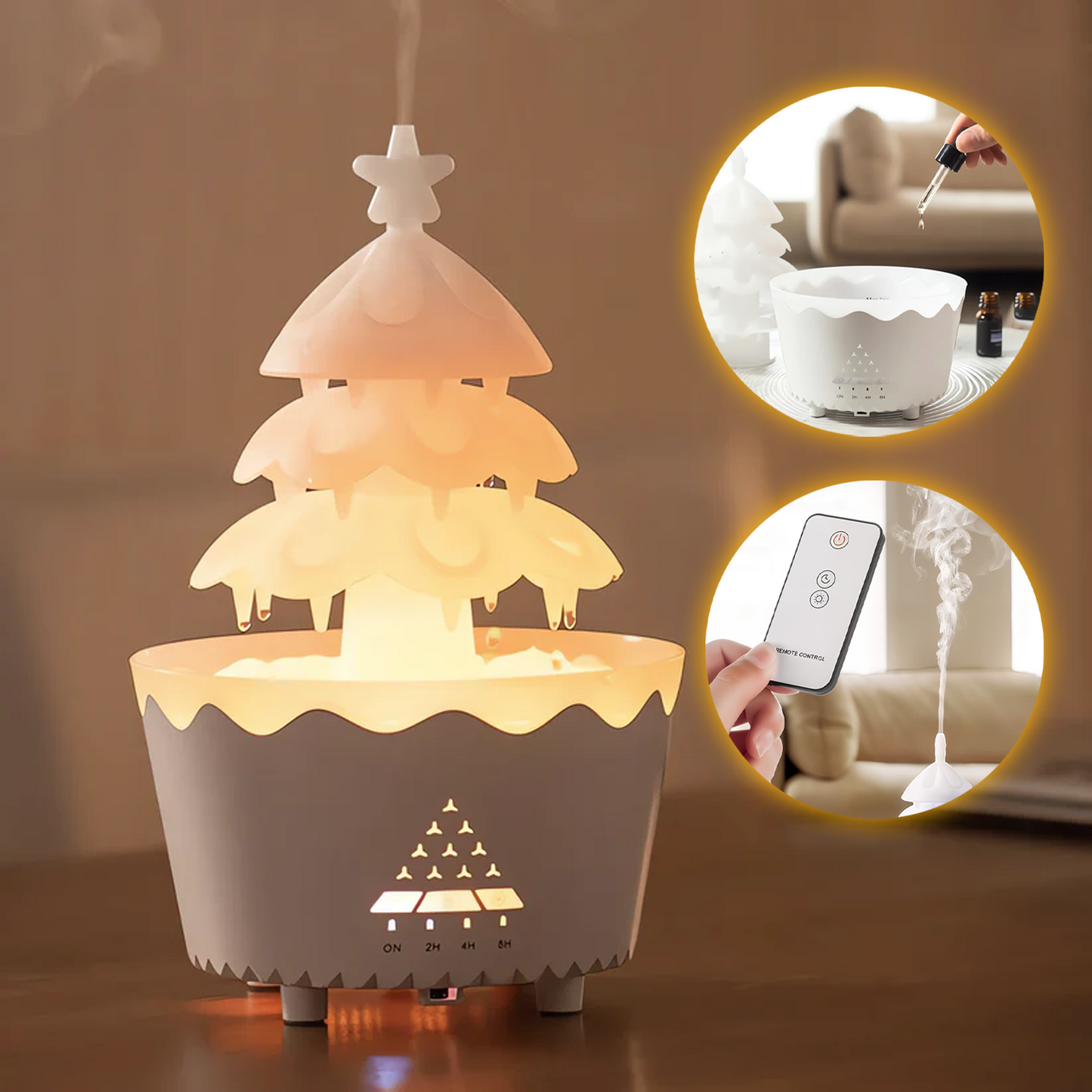 ⛄ Early Christmas Sale 70% OFF 🎄 Christmas Tree Aromatherapy Diffuser