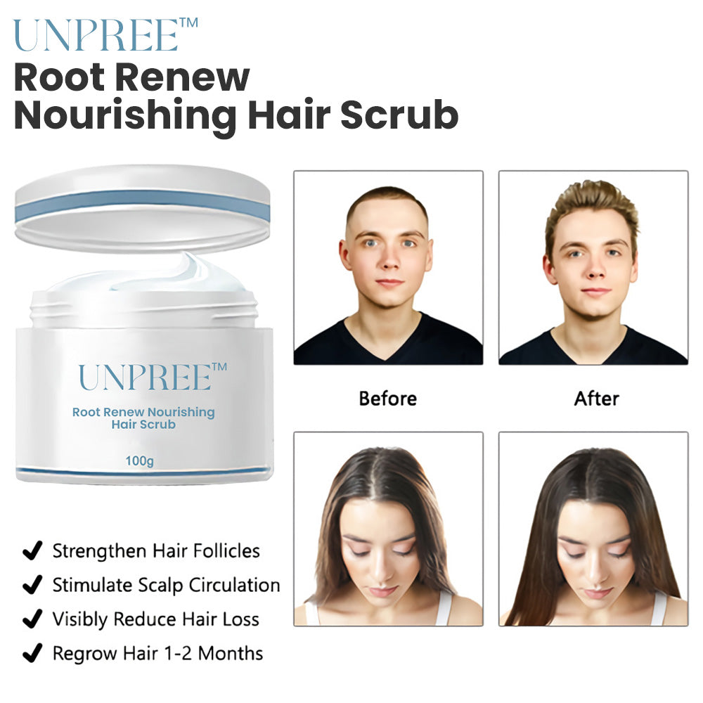 Unpree™ Root Renew Nourishing Hair Scrub 🔥Limited Time Discount 🔥