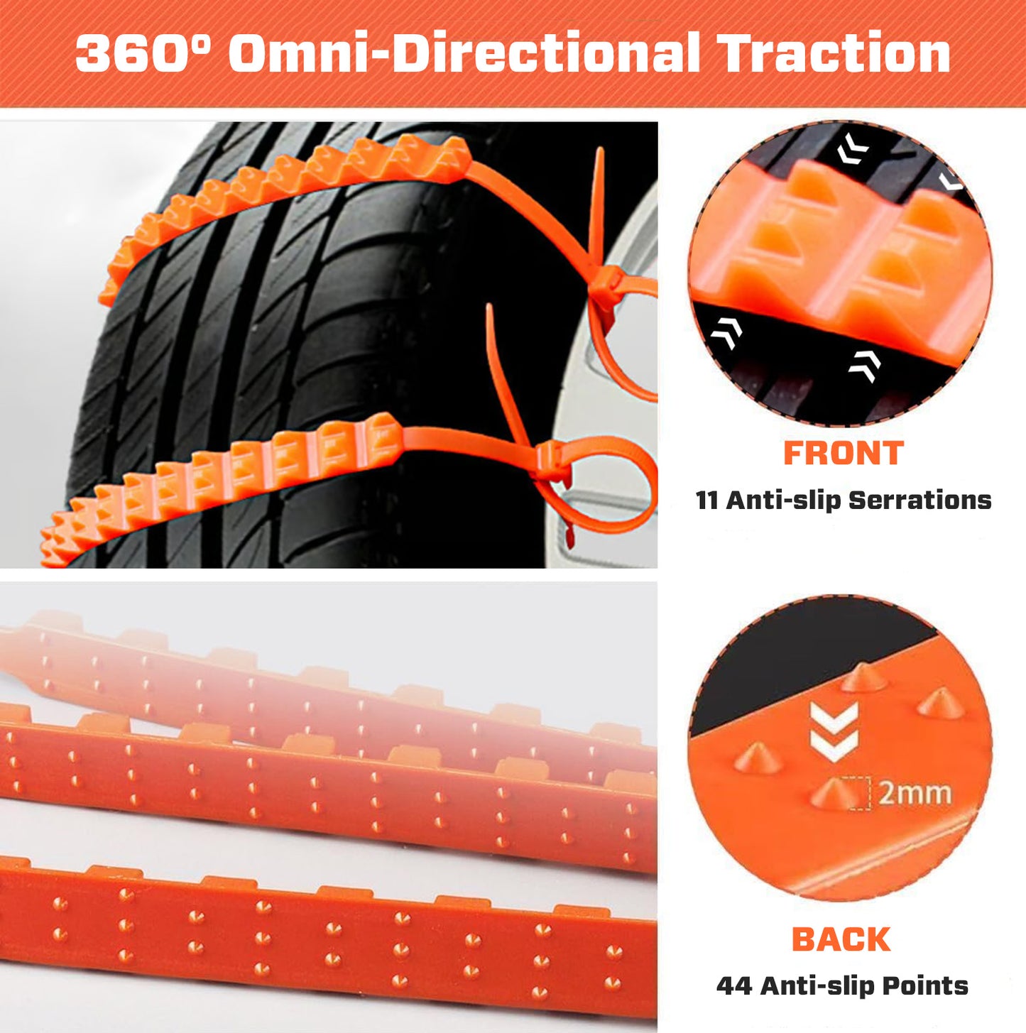 🎉 2025 Pre-Sale 70% ️🔥 SUPTRUCK™ Anti-Snow Tire Chains