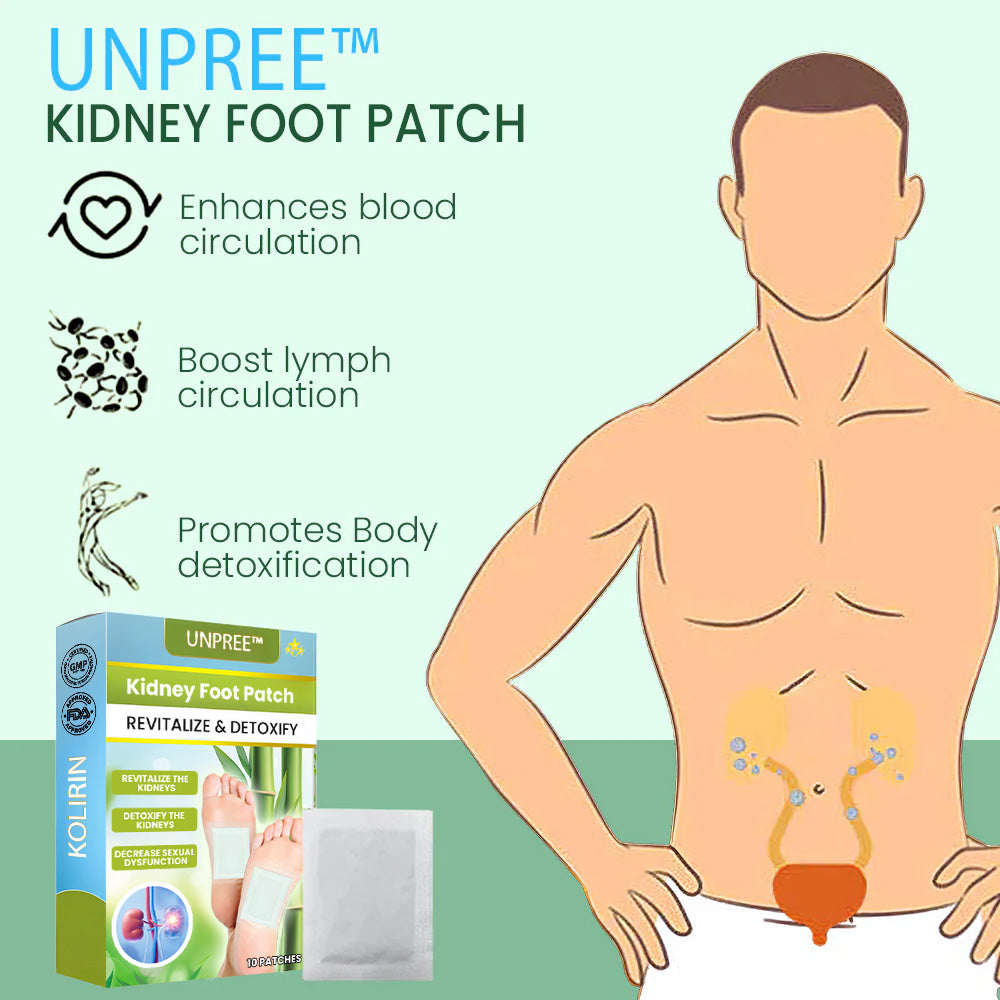 🎉 2025 Limited 70% ️OFF🔥 Unpree™ Herbal Kidney Foot Patch - Detox & Revitalize Naturally