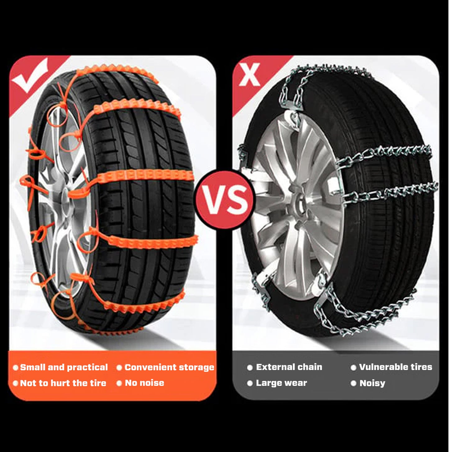 🎉 2025 Pre-Sale 70% ️🔥 SUPTRUCK™ Anti-Snow Tire Chains