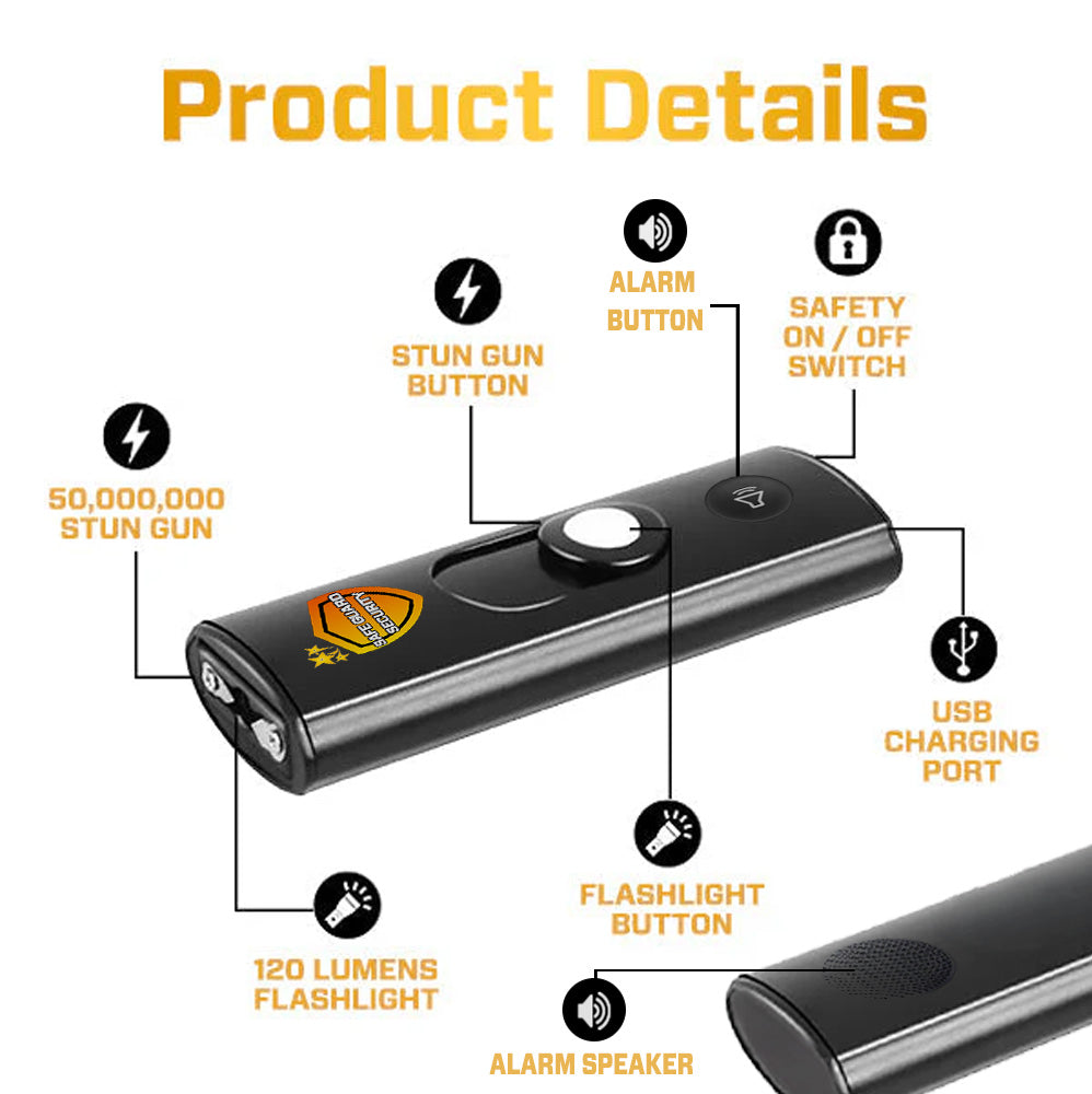 🚨2025 EXCLUSIVE SALE: 70% OFF⏳Suptruck™ SmartSafe 3-in-1 Stun Alert Keychain⚡50M Volt & 130dB Alarm Your Ultimate Self-Defense Companion!