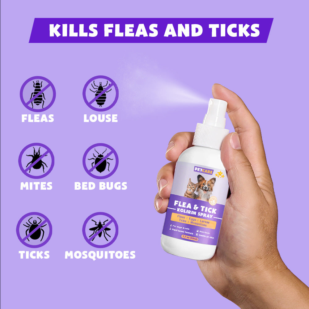 PetCare™ Flea & Tick Kolirin Spray 🔥 70% Limited Discounts