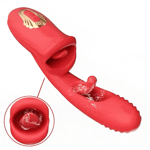 Vanessa - Suptruck Rose Erotica Tapping & Slapping Mouth Biting Vibrators with G Spot Stimulator