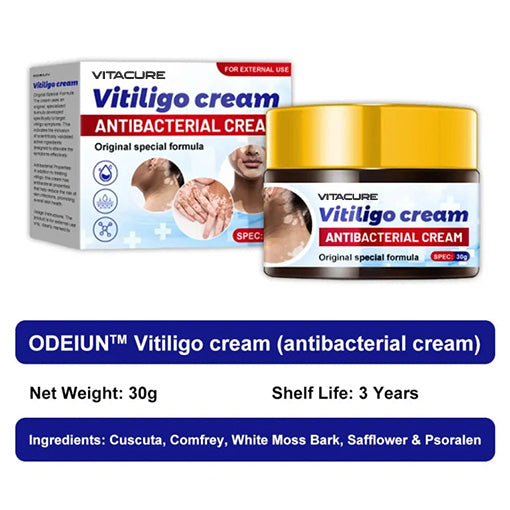 ๐ฅ 2025 Big Sale 70% OFF ๐ฅ Vitacure Antibacterial Vitiligo Cream ๐ Gentle Touch - Visible Change