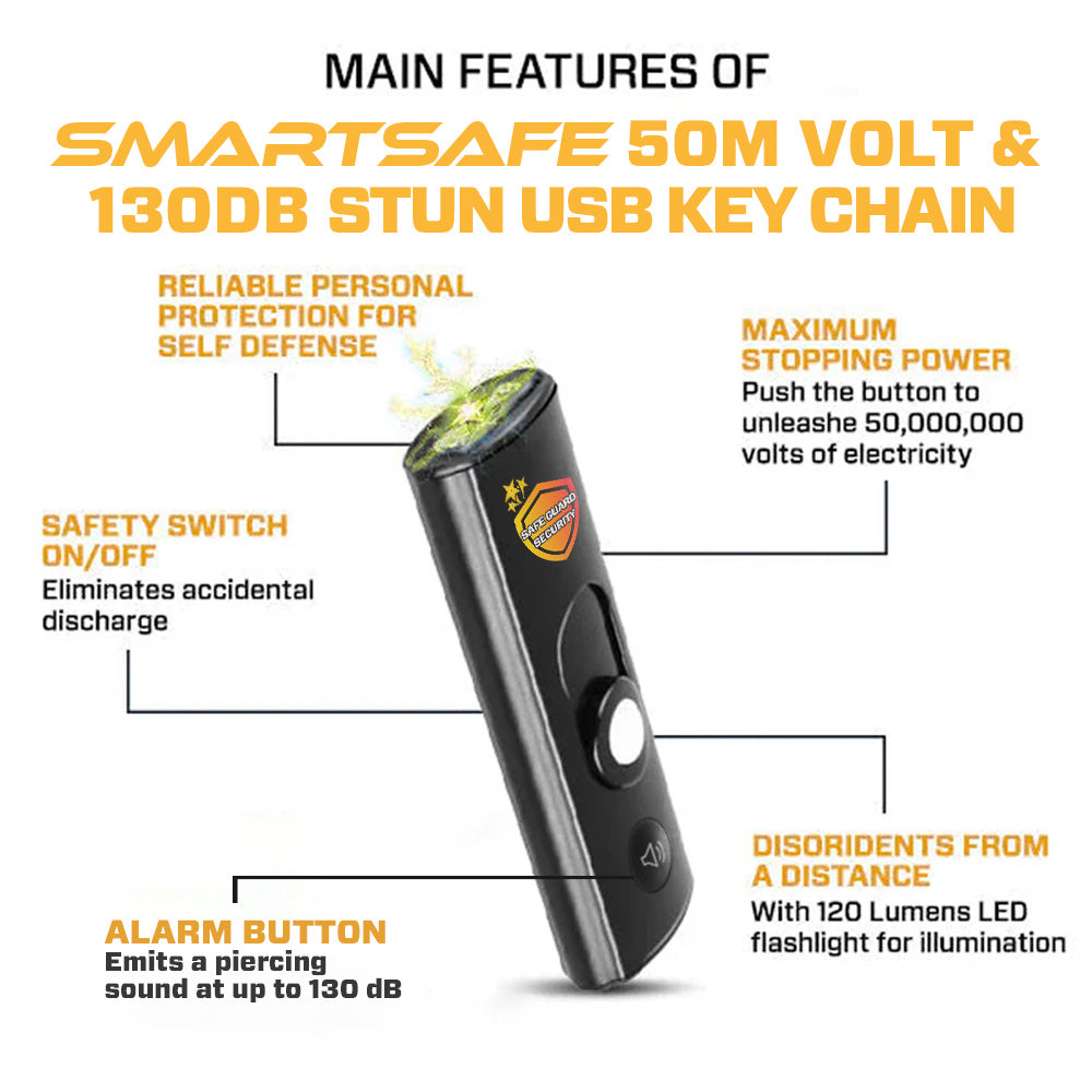 🚨2025 EXCLUSIVE SALE: 70% OFF⏳Suptruck™ SmartSafe 3-in-1 Stun Alert Keychain⚡50M Volt & 130dB Alarm Your Ultimate Self-Defense Companion!