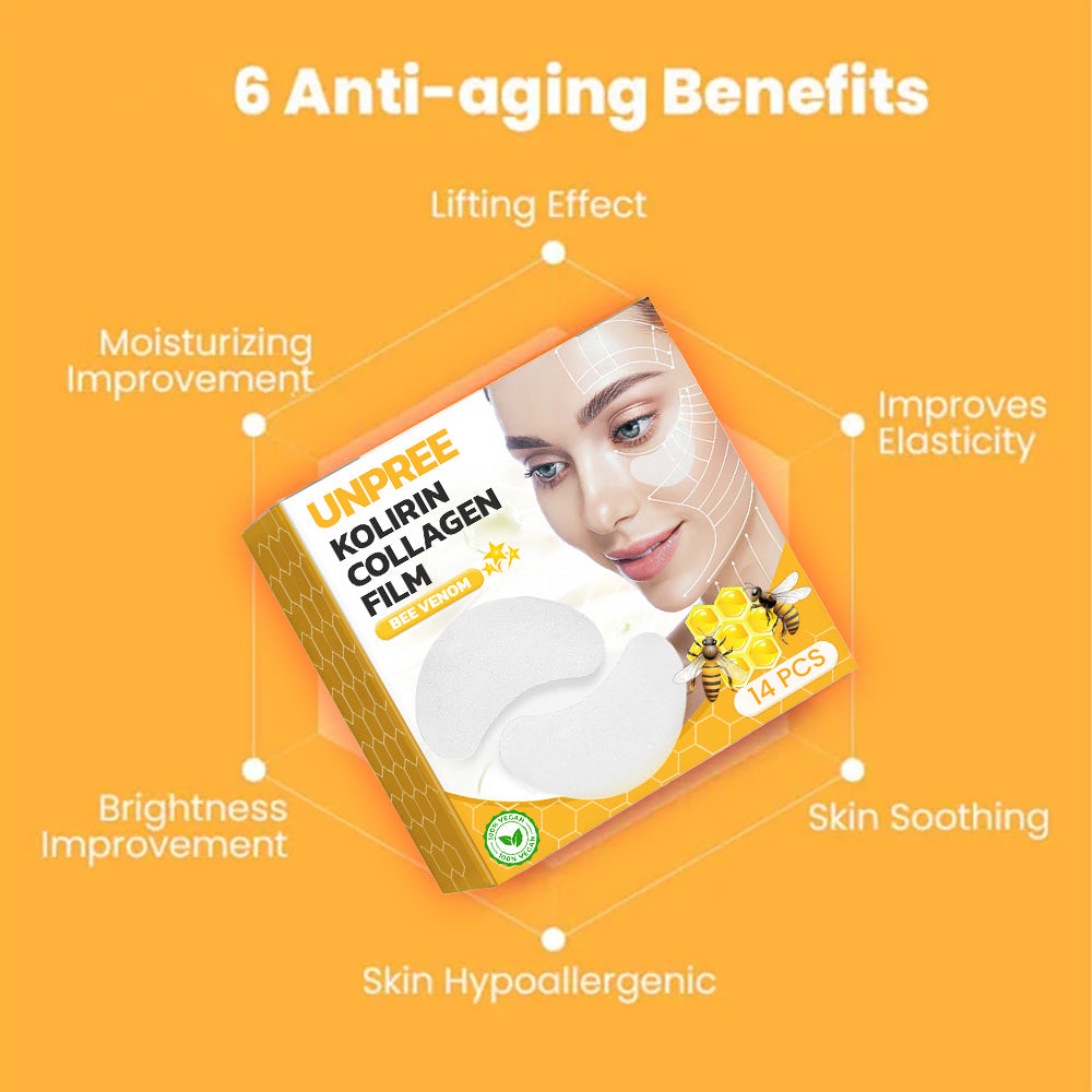 🎉 2025 Pre-Sale 70% ️🔥 UNPREE™ Kolirin Bee Venom Soluble Collagen Film