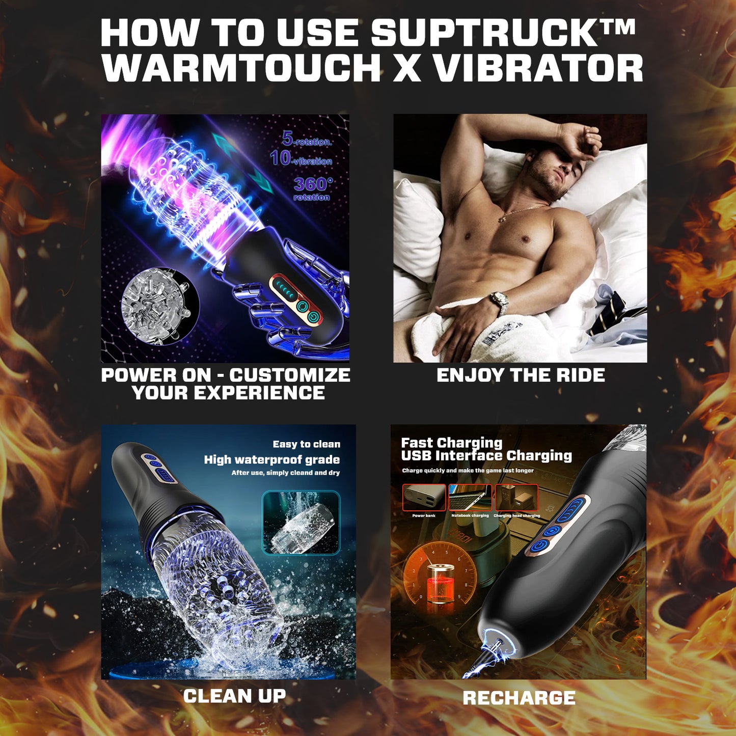 š„ 2025 Limited 75% OFF š„ SUPTRUCK⢠WarmTouch X Vibrator