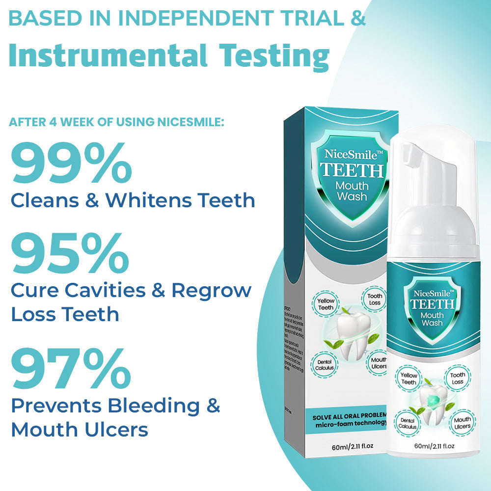 NiceSmile⢠TEETH Mouthwash - Solve All Oral Problems š„ LAST DAY SALE 70% OFF š„