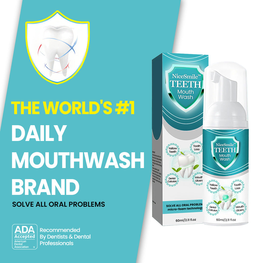 NiceSmile⢠TEETH Mouthwash - Solve All Oral Problems š„ LAST DAY SALE 70% OFF š„