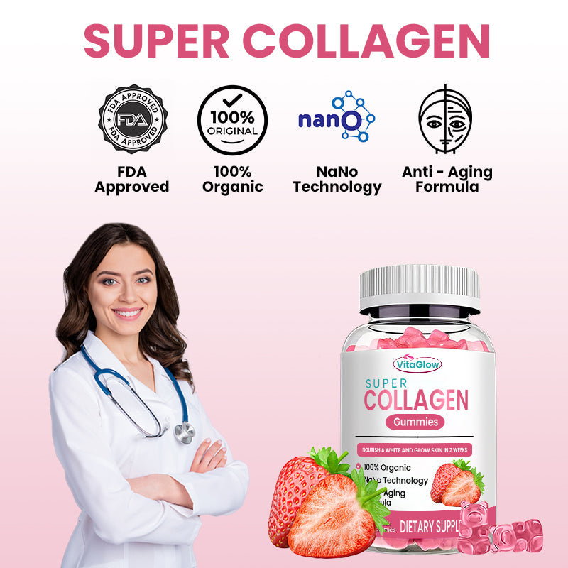 VitaGlow Super Collagen Gummies - Anti Aging Formula š„BEST SELLERš„