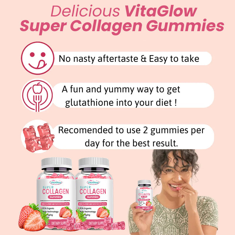 VitaGlow Super Collagen Gummies - Anti Aging Formula š„BEST SELLERš„