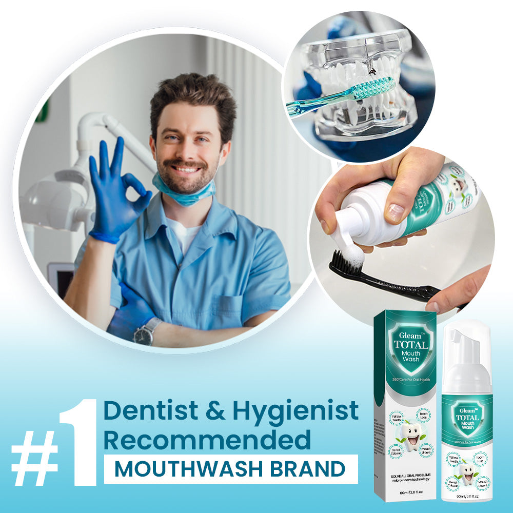Gleam⢠TOTAL Mouth Wash - Solve all Oral Problems š„ LAST DAY SALE OFF 70% š„