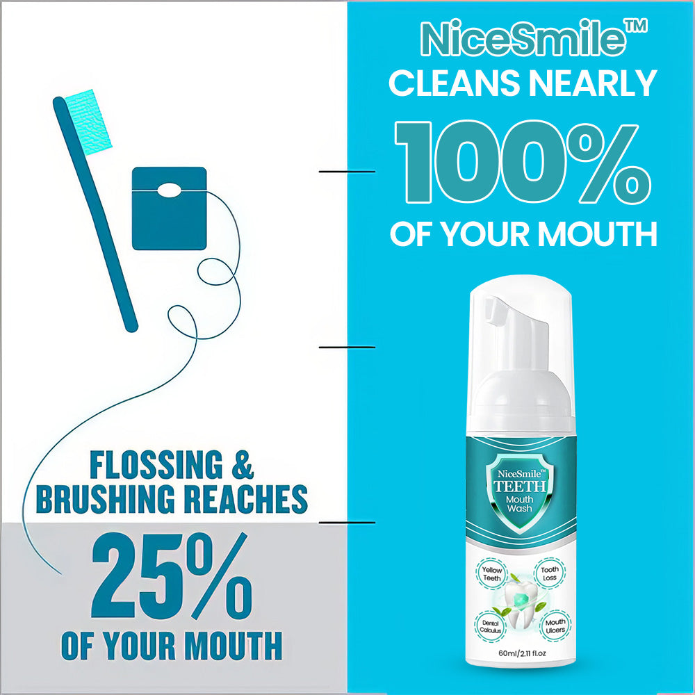 NiceSmile⢠TEETH Mouthwash - Solve All Oral Problems š„ LAST DAY SALE 70% OFF š„