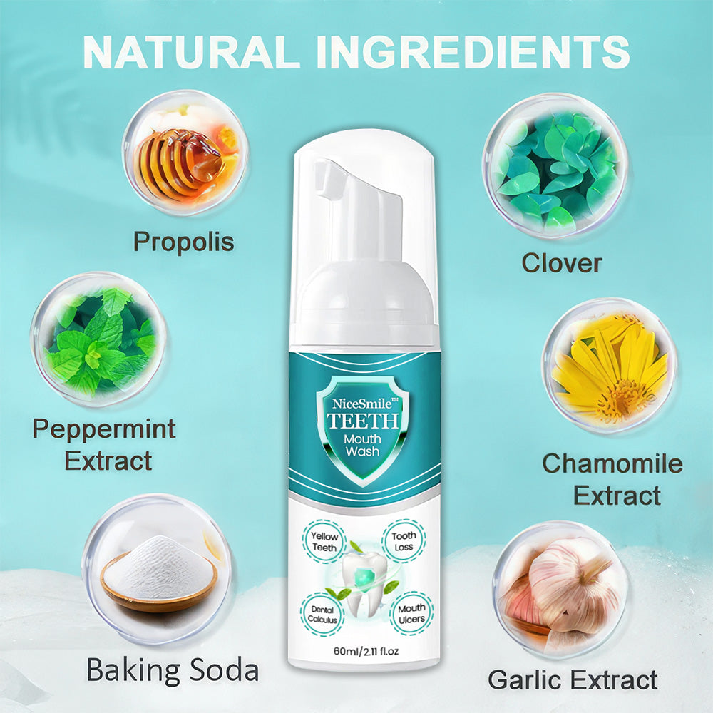 NiceSmile⢠TEETH Mouthwash - Solve All Oral Problems š„ LAST DAY SALE 70% OFF š„