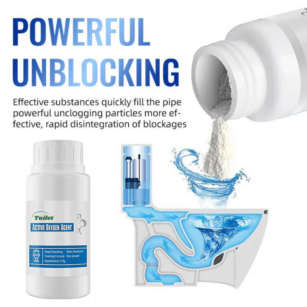 ✨ LAST DAY SALE 50% OFF 🌺 POWERFUL DRAIN & TOILET ACTIVE OXIDIZING AGENT