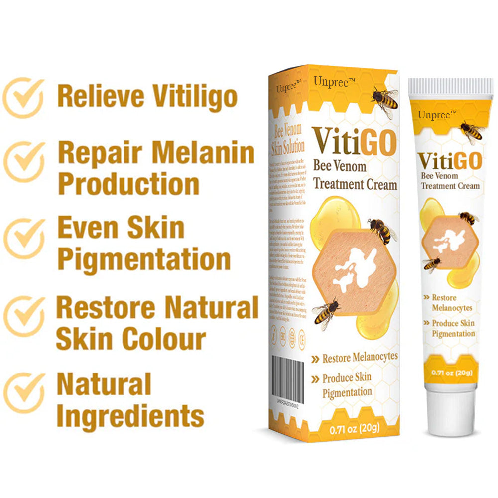 UNPREE™ VitiGO Bee Venom Treatment Cream - 🔥 LAST DAY SALE 70% OFF 🔥
