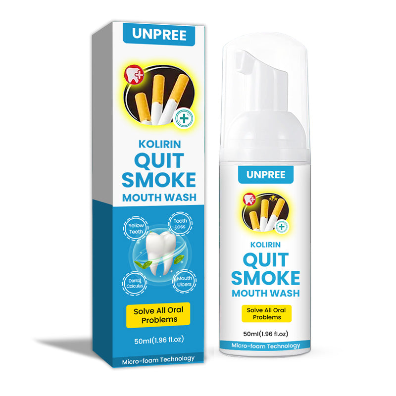 🎉 2025 Limited 70% OFF ️🔥 UNPREE™ Kolirin QuitSmoke Mouthwash - Solve All Oral Problems