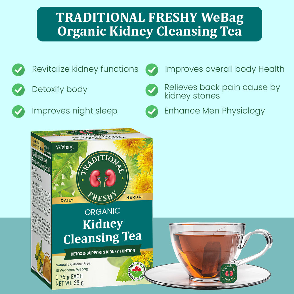 TRADITIONAL FRESHY Herbal Kidney Detox Tea đ„ LAST DAY SALE 70% OFF đ„