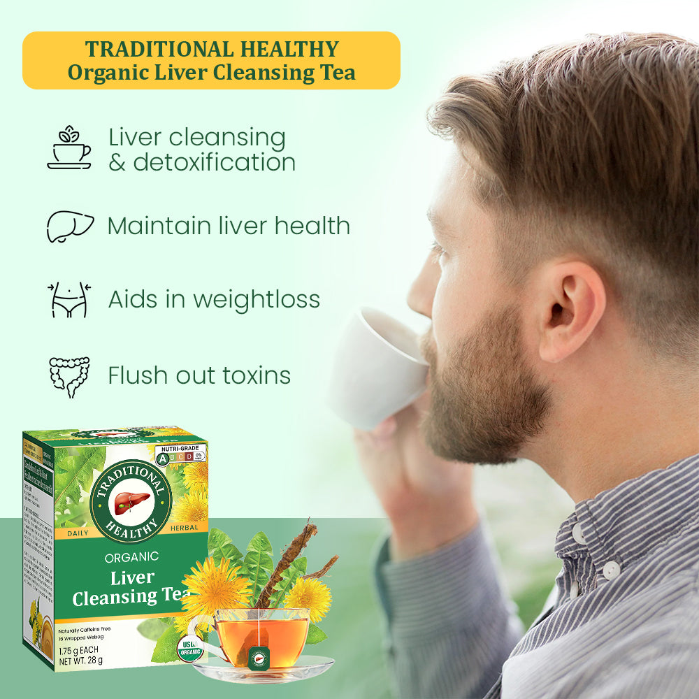 TRADITIONAL HEALTHY Organic Liver Cleansing Tea