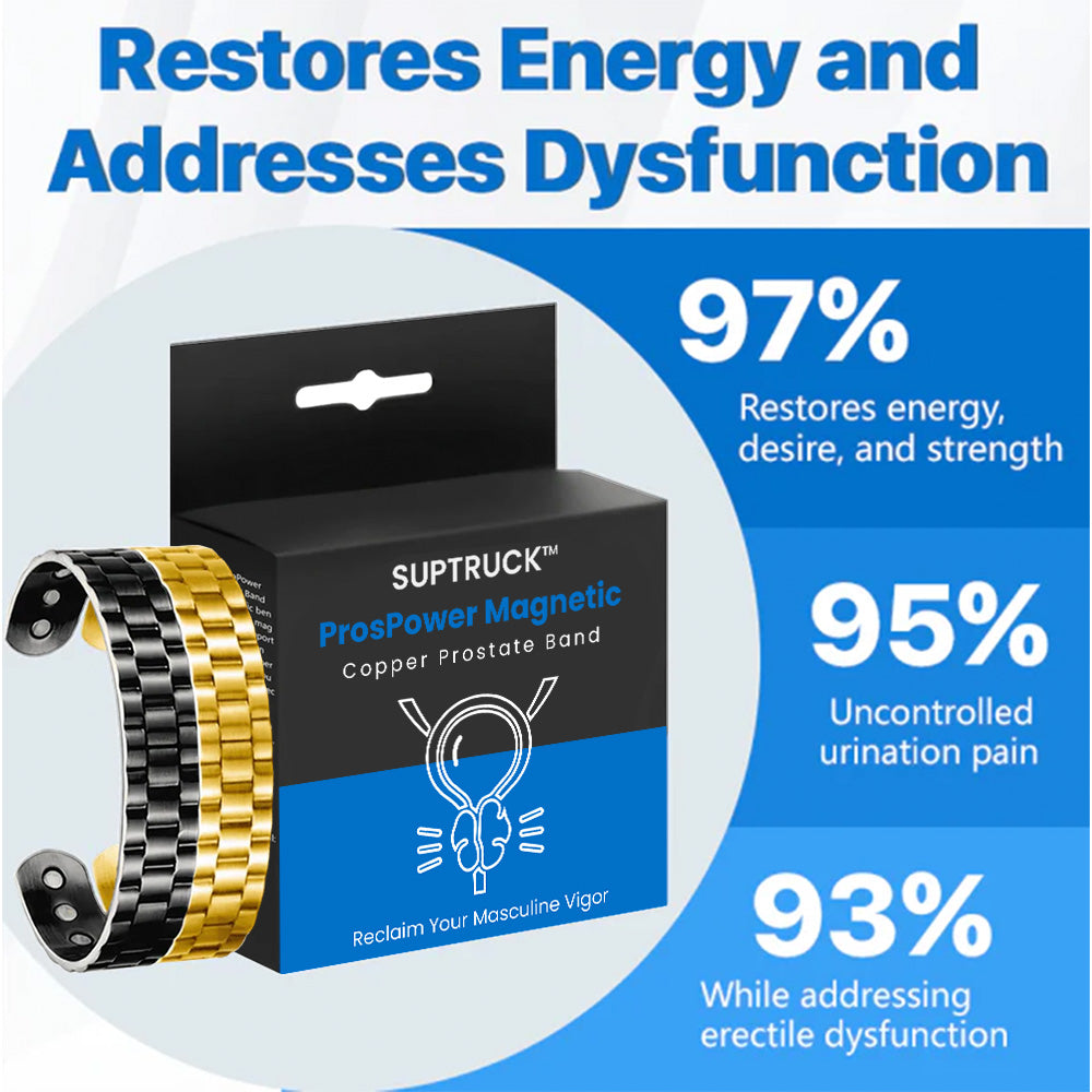 SUPTRUCK™ ProsPower Magnetic Copper Prostate Band 💪Reclaim Your Masculine Vigor💪LAST DAY SALE 70% OFF