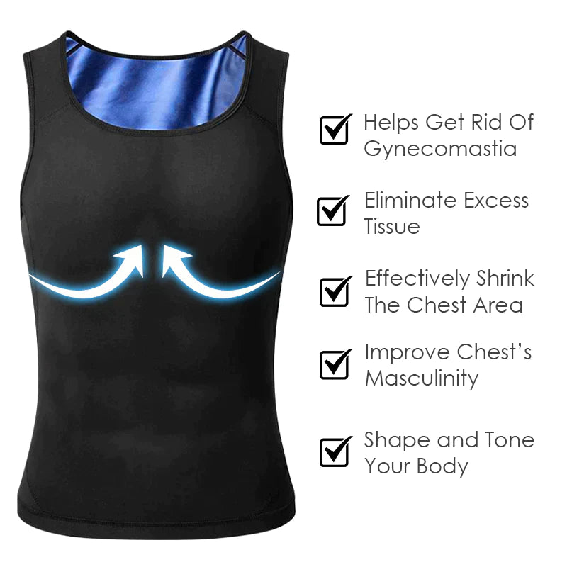 MenSlim Gynecomastia Compression Suptruck TankTop