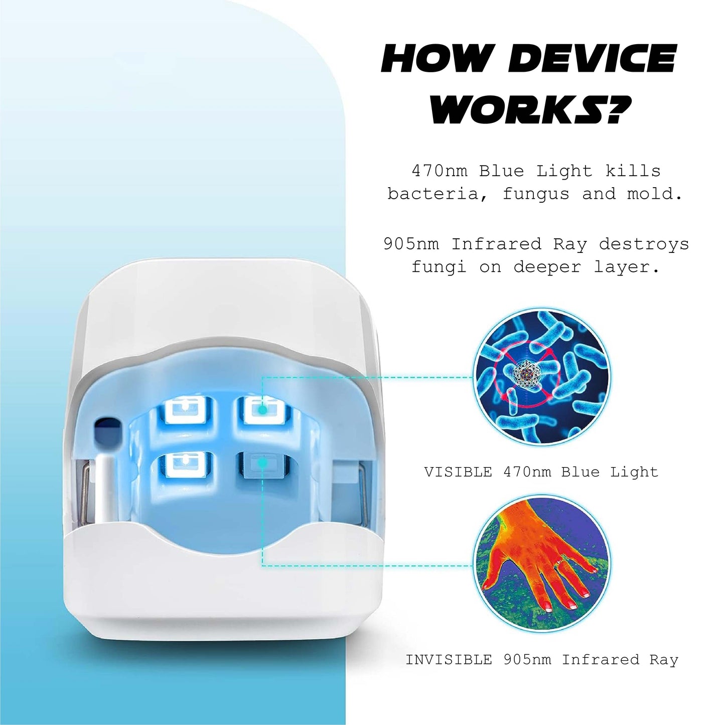 Suptruck™ NailFungal CleaningLaser TherapeuticDevice