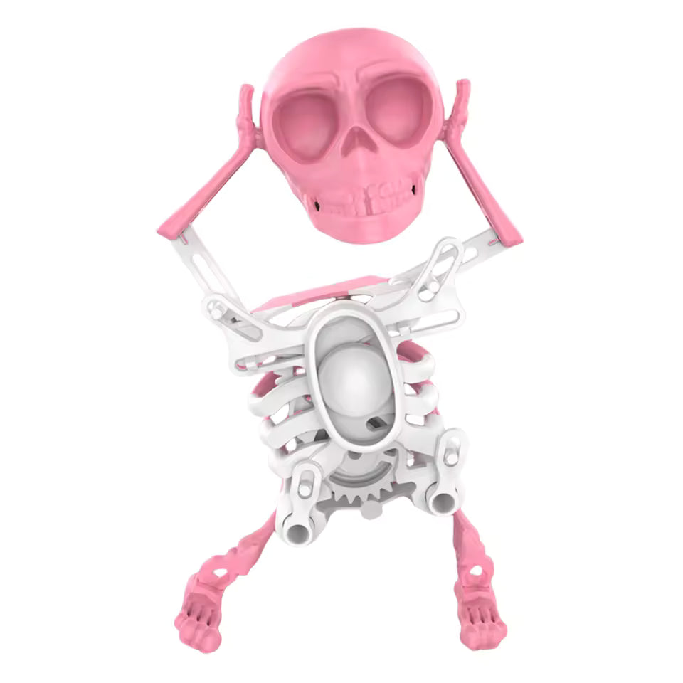 🔥 Halloween Sale 49% OFF 💀 Dancing Swinging 3D Skull Toy – The Funny Skeleton That Rocks!
