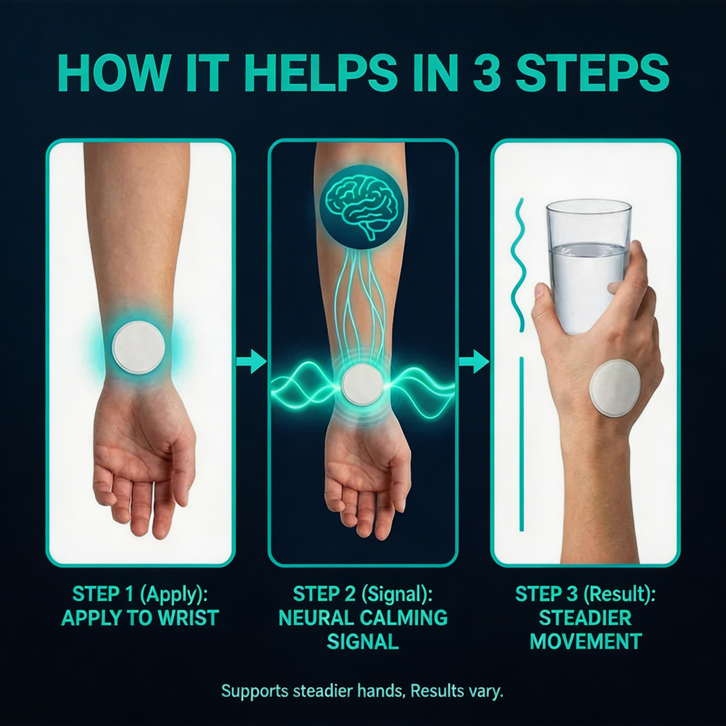 Flash Sale 50% OFF 🥇 Steadivex™ Hand Stability Patch | Drug-Free, Non-Invasive