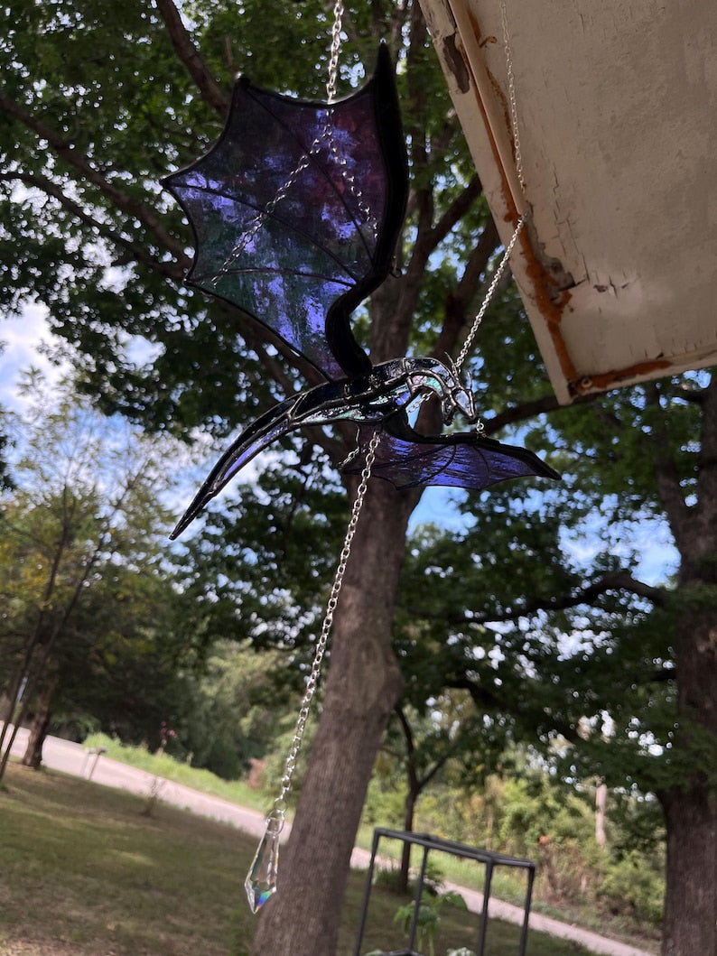 π₯ Holiday Sale 49% OFF π Stained Glass Flying Dragon Ornament