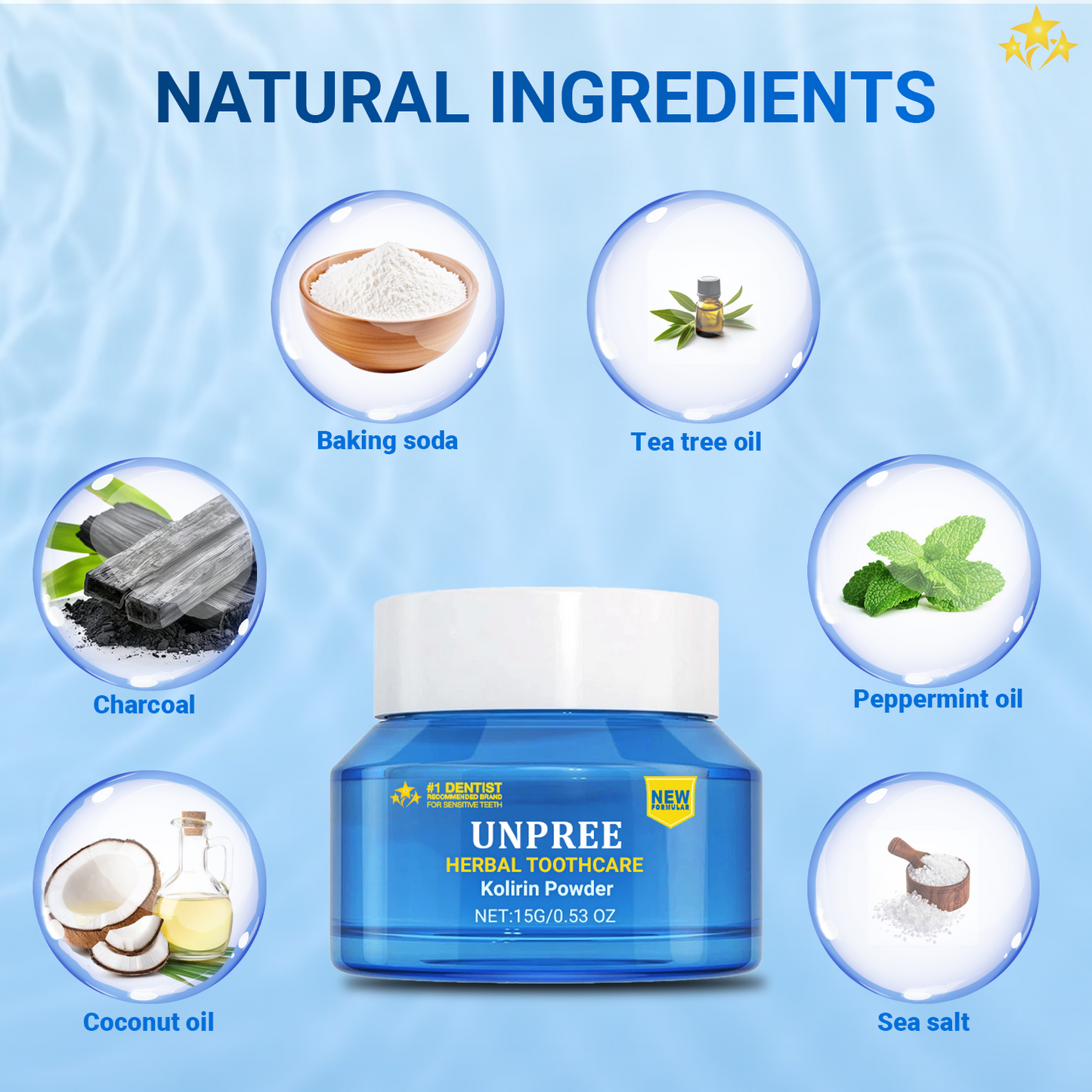 UNPREE™ Herbal ToothCare Kolirin Powder - Solve All Oral Problems 🔥 LAST DAY SALE 70% OFF 🔥