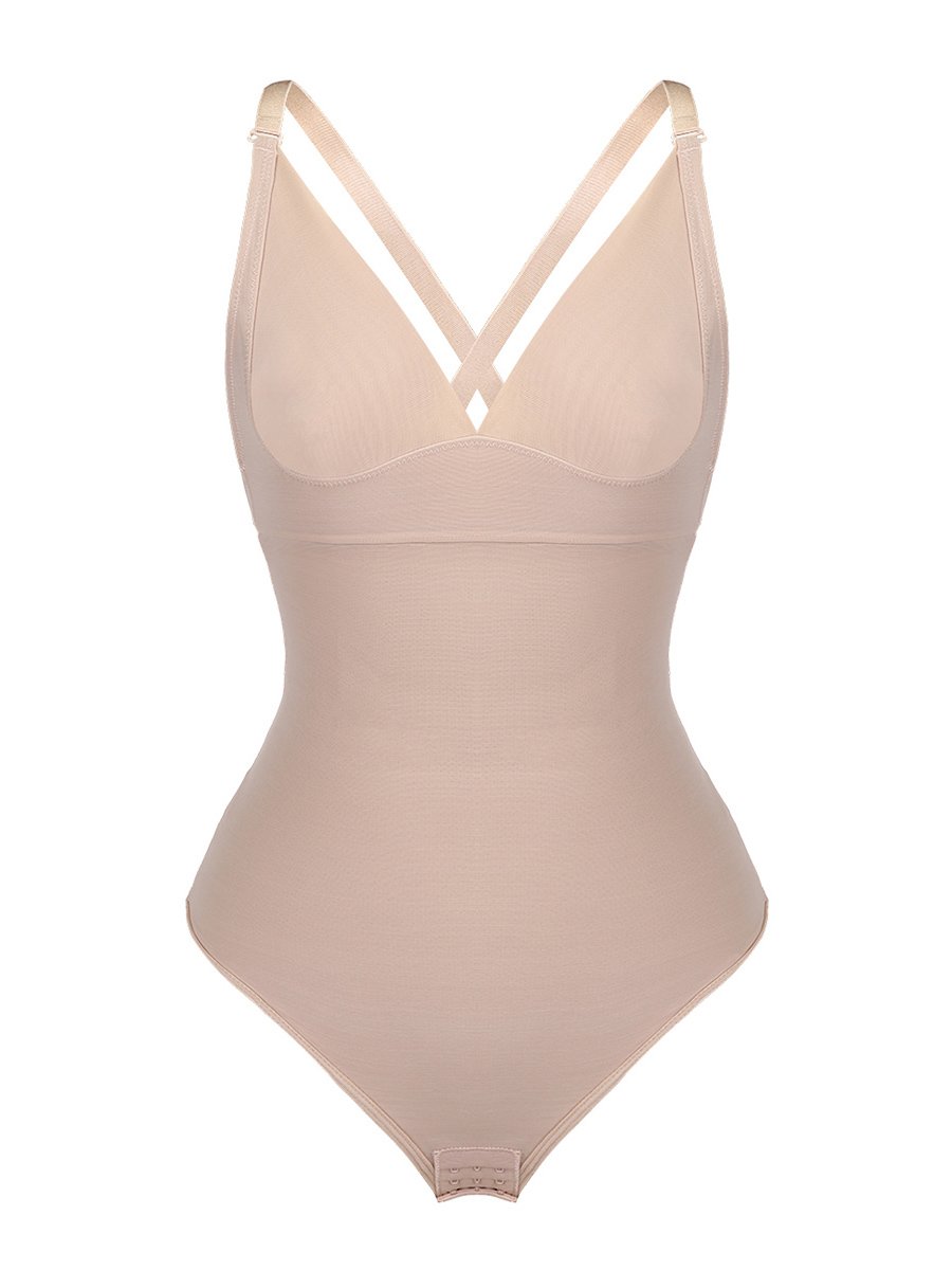 Sheer Sculpt Bodysuit Thong