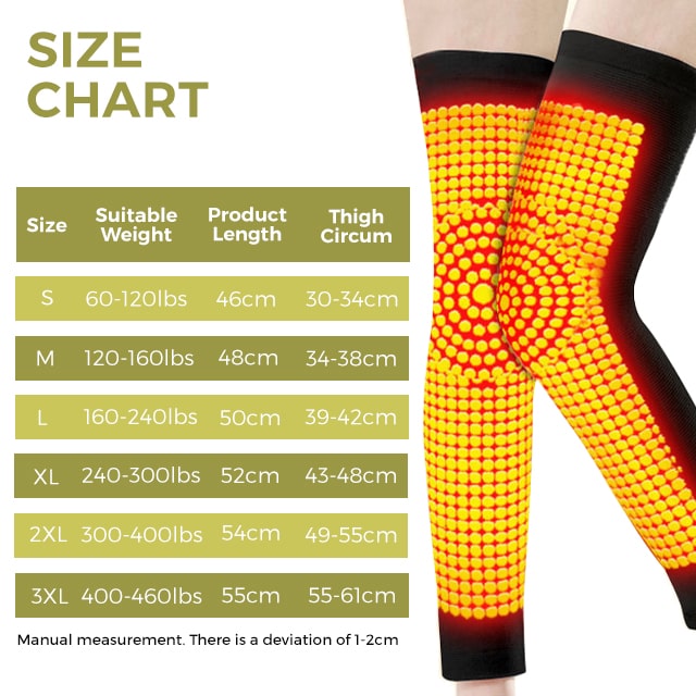 FEVERKNEE Tourmaline Double-side SelfHeating Shaping Knee Sleeve