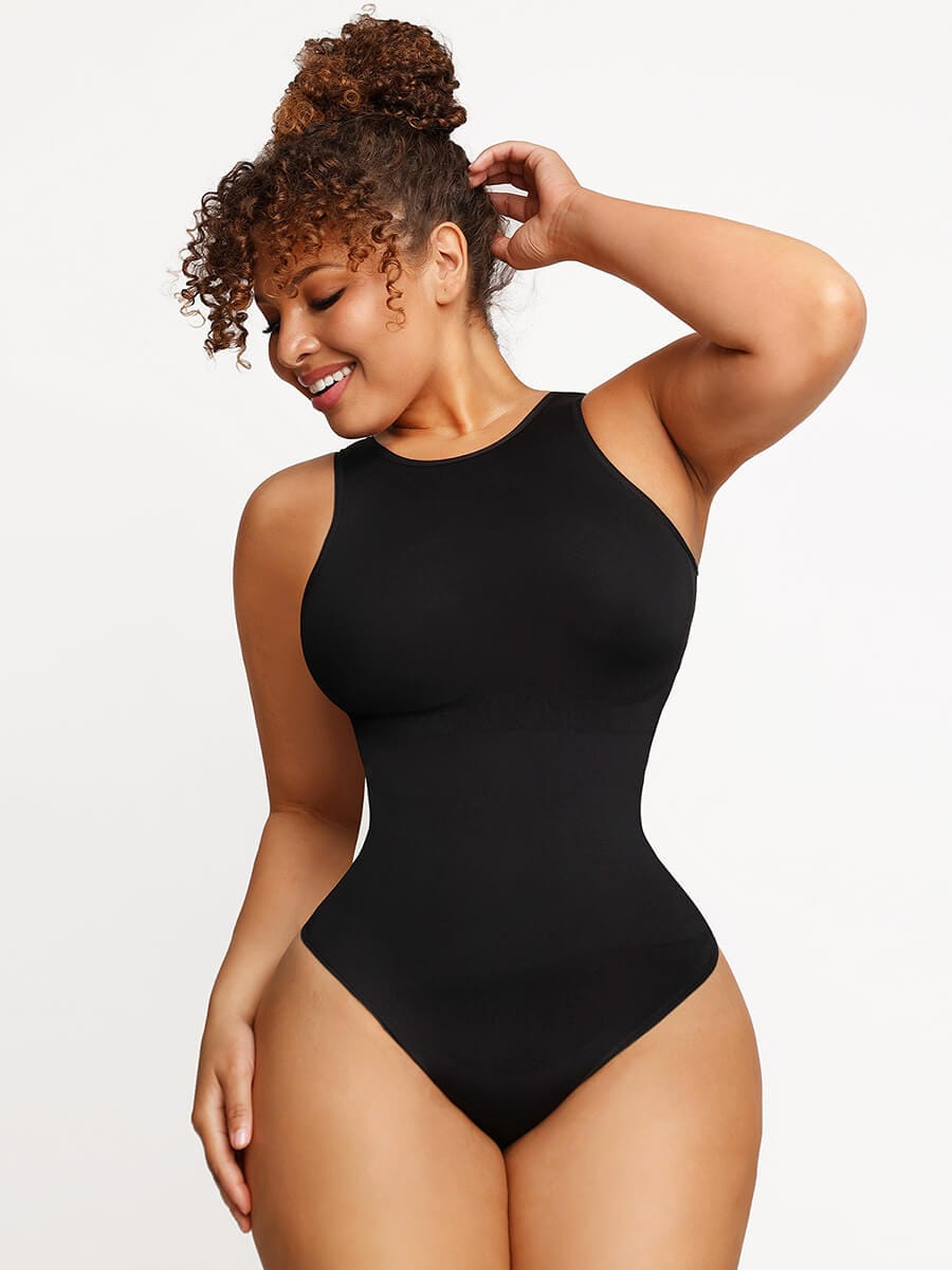 Sleeveless High Neck Bodysuit
