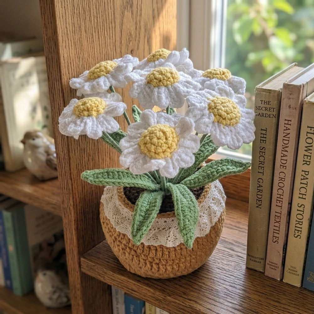 Ever Bloom Handmade Crochet Flower - Unique Mother’s Day Gift for Mom, Grandma, Wife