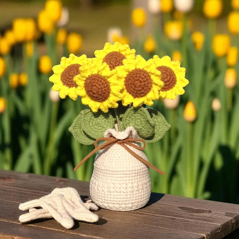 Ever Bloom Handmade Crochet Flower - Unique Mother’s Day Gift for Mom, Grandma, Wife