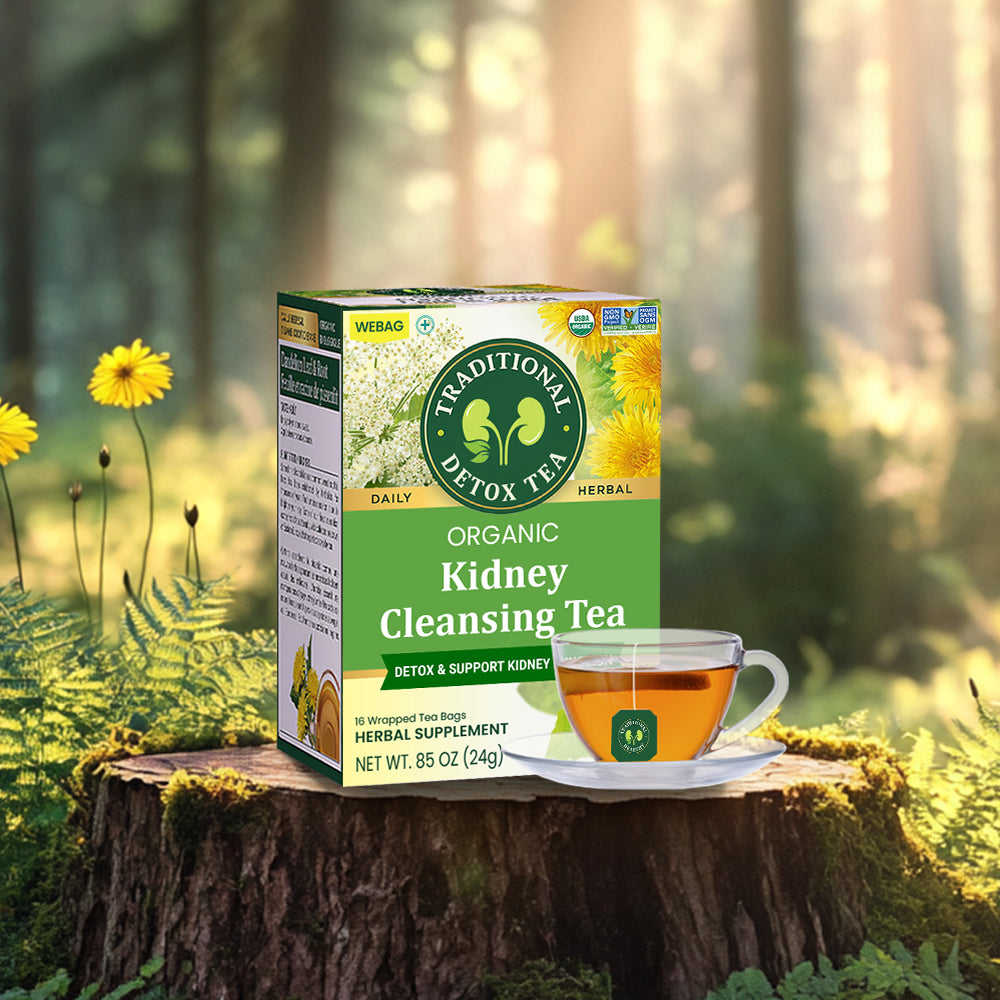 ⏳ LAST DAY 70% OFF ️🔥️ TRADITIONAL DETOX TEA Webag Kidney Cleansing Tea 💪 Deep Kidney Detox & Vitality Boost in Just 14 Days
