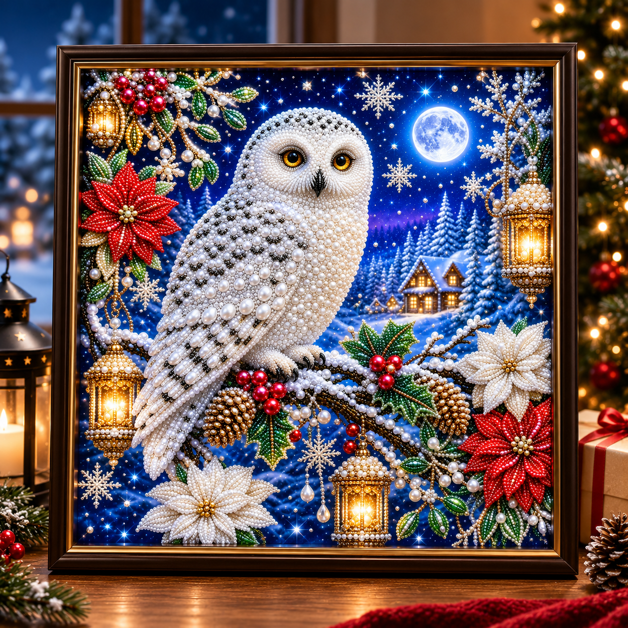 ❄️ CHRISTMAS SALE 49% OFF 🎄 6 Jolly Christmas 3D Diamond Pearl DIY Art Kit