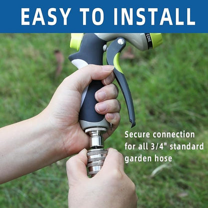 🔥 LAST DAY 49% OFF 💧 Stainless Steel Garden Hose Quick Connect Fittings Set