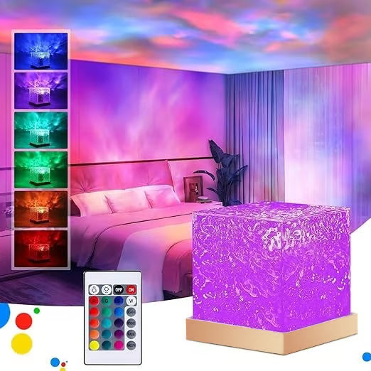 OceanWave🌌 Magical Northern Lights for Your Room ✨Aurora Borealis Night Light Projector