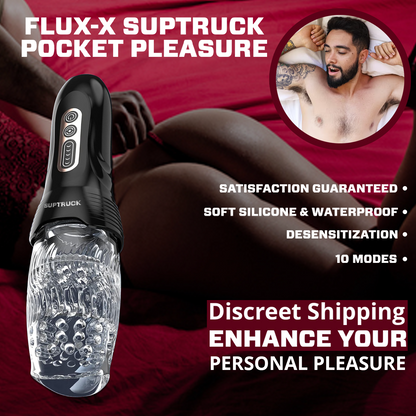 2025 Limited 70% OFF 🔥 FLUX-X Suptruck™ Deep Pulse Suction & Sensual Vibration Stroker with 10 Modes